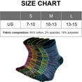 thumbnail image 6 of 5 Pairs Men's Toe Socks Cotton Fun Casual Athletic Running Ankle Five Finger Crew Socks Sweat Absorbent & Durable Fashion Accessories Menswear Beige Plain Stripe, 6 of 8