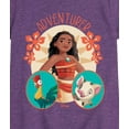 thumbnail image 3 of Disney Princess - Moana Adventurer - Girls Fitted Short Sleeve T-Shirt, 3 of 5