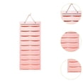 thumbnail image 6 of Hair Clip Holder Hair Claw Organizer Storage Display Pink Felt Material for Girls Women Bedroom Wall Mount, 6 of 9