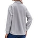 thumbnail image 5 of Puntoco Mujeres Estampado Costura Casual Manga Larga Bolsillo Suelto Solapa Rebeca Chaqueta Abrigo Liquidación Puntoco Puntoco-3950, 5 of 9