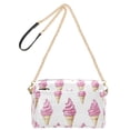 thumbnail image 2 of FORMRS Women Crossbody Purse with Chain Strap Vegan Leather Shoulder Handbag, Pink Cartoon Ice Cream, 2 of 7