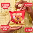 thumbnail image 3 of Smash Foods Sunflower Butter & Strawberry Jammy Protein Bites, 8g Protein, Gluten-Free, 4 Count, 3 of 10