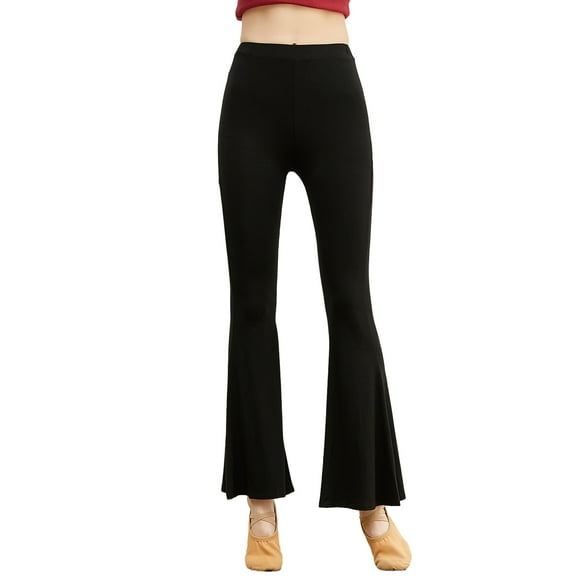 Women Yoga Pants Modal Flared Bottom Soft Lounging Training Pants