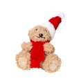 thumbnail image 4 of Oso de peluche navideño, juguete de peluche para el hogar, decoración navideña con sombrero, muñeco de peluche para niños, sofá, cama de San Valentín Sentado 10x125x19cm, 4 of 8