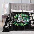 thumbnail image 6 of Koala Blanket for Boys Girls, Cute Koala Themed Design Printed Throw Blankets for Kids Lap, Chair Sofa, Warm Soft Cozy Blanket, 40"x 50", 6 of 6