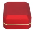 thumbnail image 1 of Caja de regalo para pendientes con luz, caja de presentación de joyería, caja de almacenamiento de anillos ligeros con luz, vitrina de joyería elegante y moderna Jadeshay A, 1 of 8