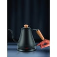 thumbnail image 4 of Melior Gooseneck Water Kettle, 27 Oz., Matte Chrome, 4 of 6