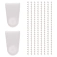 thumbnail image 3 of 200 Clips de Plástico para Llaveros, Conector Acrílico, Transparentes Manualidades, Accesorio, 3 of 5