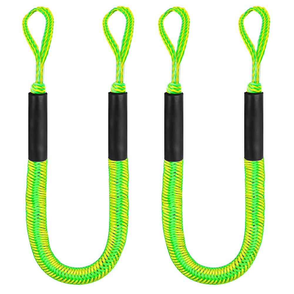 CENL Brand New Bungee Dock Line Mooring Rope Boat Dock Rope Anchor Buddy Boat Accessories For Kayak Jet Ski Pontoon Stretch 4'-5.5'