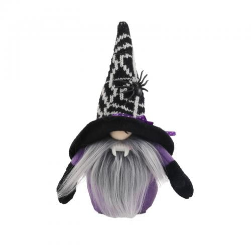 Opperiaya Halloween Gnome Décoration, Classique Suédois Tomte Vampire Peluche Poupée