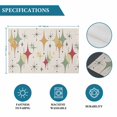 thumbnail image 6 of Colorful Diamond Placemats Set of 6, Modern Geometric Middle Century Beige Retro Placemats for Dining Table, Place Mats for Kitchen Tabletop, Waterproof Wipeable Dining Table Mats Set, 6 of 9
