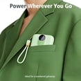 thumbnail image 4 of Magnetic Portable Charger, Ultra-Light 10000mAh 22.5W Power Bank, USB-C In & Out Fast Charging, Wireless Powerbank Compatible with iPhone 17/16/15/14 Samsung S22/S21 iPad etc (Green), 4 of 11