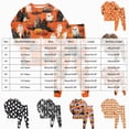 thumbnail image 3 of TOWED22 Toddler Halloween Pajamas Boys Girls Baby Pumpkin Ghost Graphic Pjs Sets Kids Snug fit 2pcs Long-Sleeve Sleepwear, 3 of 9