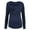 Blue, variant on PENGXIANG Womens Maternity Irregular Soild Hem Tee Shirt Casual Long Sleeve Crew Neck Basic Nursed T Shirt Top Breastfeeding