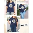 thumbnail image 3 of XCHQRTI Plus Size Daisy Women Tshirt Graphic Oversized Tees Short Sleeve Casual Tee, 3 of 8