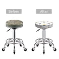 thumbnail image 3 of hot air balloon Round Bar Stool Seat Covers, Elastic Round Chair Cover Stool Seat Slipcover Bar Stool Cushions Round Pad for 12-14 inch, 3 of 5