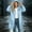 Light Blue, variant on Jerdar Women Waterproof Lightweight Long Sleeve Rain Jacket Solid Color Winter Rainproof Active Outdoor Hooded Raincoat XL