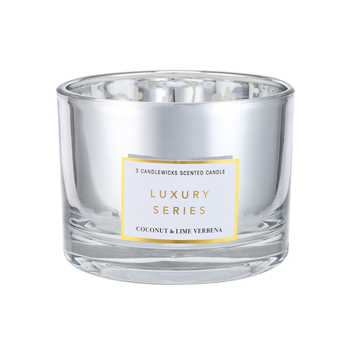 MINISO Luxury Series 3Candlewick Scented Candle Coconut Lime Verbena