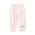 thumbnail image 2 of DJDLJWCJ Toddler Boys Joggers Pants Elastic Waist Stretch Casual Pants Solid Color Lightweight Pants Pink Size 3T, 2 of 7