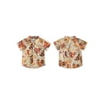 thumbnail image 2 of BemeyourBBs Toddler Baby Boys Western Cowboy Outfits Shirts Short Sleeve Horse/Boots Print Button Down Shirts Cute Summer Shirt Tops Clothes, 2 of 9