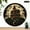 10x10in, variant on GONGXIFACAI Vintage Haunted House Graveyard Border Wall Clock Battery Operated, Wall art Decor Wall Decor for Linving Room, Lobby Corridor Dining Room Bedroom Office Classroom
