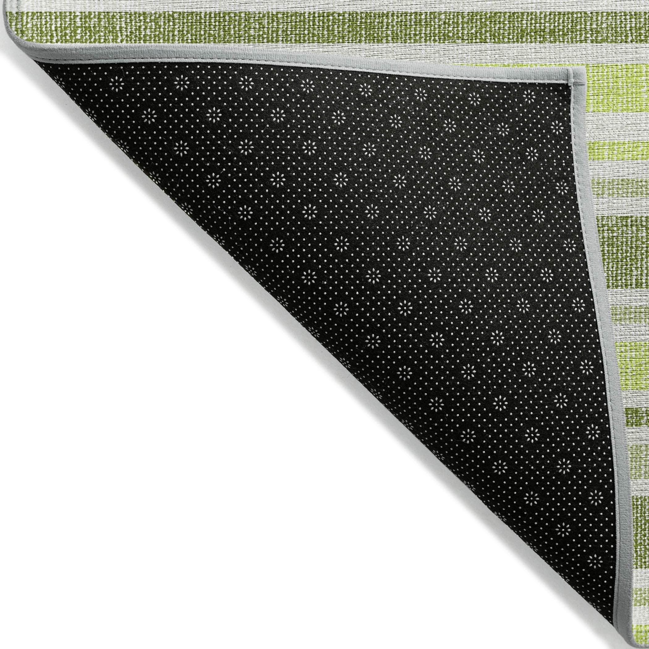 Addison Rugs Chantille Indoor/Outdoor Transitional Stripes Fern Washable Rectangle Rug, 8' x 10'