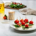 thumbnail image 5 of GUSTO Double-Point Bamboo Toothpicks Wood Appetizer Skewers, 1500-Pack, 5 of 6