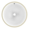 thumbnail image 2 of American Imaginations 16.5-in. W Round Bathroom Undermount Sink Set In White - Chrome Hardware AI-26673, 2 of 9