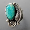 thumbnail image 4 of HOOUN Boho Women 925Silver Retro Turkish Handmade Turquoise Ring Jewelry Gift Size6-10-10-2#, 4 of 6