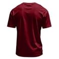 thumbnail image 5 of Trgacdwlo S-4XL Mens Big and Tall Shirts V Neck Short Sleeve Shirts for Men Gym Muscle Athletic Summer Lightweight Wine Mens T-Shirts, 5 of 6