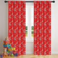thumbnail image 5 of Blackout Kids Curtains,Red Butterfly Heart Flower Pattern Childrens Insulated Curtains Set Of 2,Bedroom Essentials,Toddler Room Decor 42"x84", 5 of 5