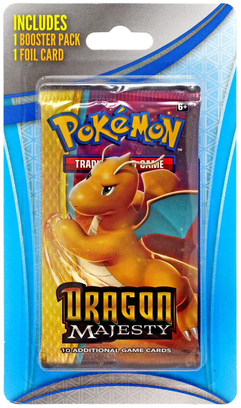 Pokémon Dragon Majesty Sealed Blister Booster Pack Charizard Art Fresh Sealed 