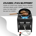 thumbnail image 6 of Vivicreate 185000 BTU High Pressure Propane Gas Stove with Cast Iron Burner, Outdoor Cooking Appliance, 6 of 7