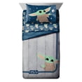 thumbnail image 2 of Jay Franco Star Wars The Mandalorian Hello Grogu Juego De Cama Tamaño Completo De 7 Piezas - Incluye Edredón Y Juego De Sábanas - Ropa De Cama Para Niños Súper Suave De Microfibra Resistente A La Deco, 2 of 5