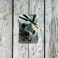 thumbnail image 5 of 1pc Vintage Helicopter Metal Wall Art, 8x12in - Rustic Iron Poster for Home, Office, Bar, Cafe, Garage Decor, Durable Indoor/Outdoor Use, Easy to Hang, 5 of 8