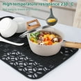 thumbnail image 4 of Silicone Sink Protectors with Drain Holes Heat-Resistant Sink Mat Protector Non-Slip Cuttable Sink Mat for Center Drain Sink Reusable Kitchen Sink Pad for Bottom of Kitchen Farmhouse Sink, 4 of 9