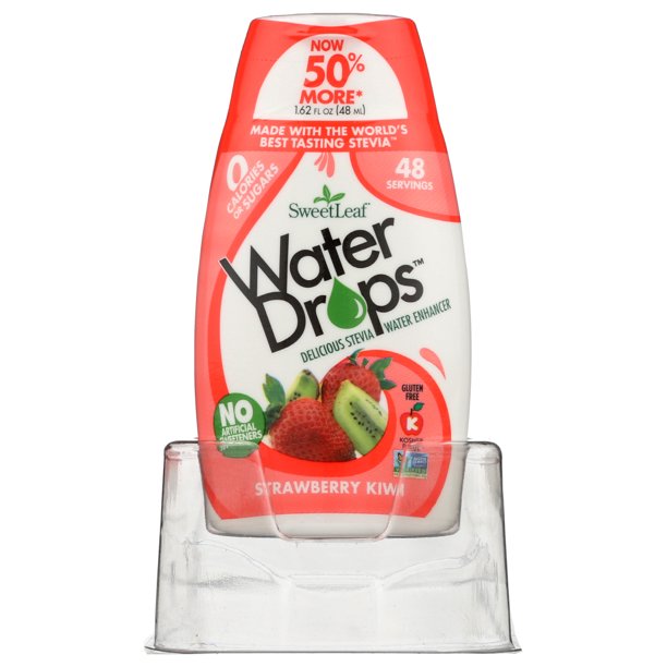 Sweet Leaf Water Drops Strawberry Kiwi, 1.62 Fz