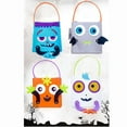 thumbnail image 4 of 4PCS Halloween Candy Bag Portable Cute Assorted Trick or Treat Bag Tote Gift Bag, 4 of 10