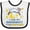 White and Black, variant on Inktastic I Love My Grandparents to the Moon and Back Cute Sheep Boys or Girls Baby Bib