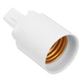 thumbnail image 4 of KAKOWELY light bulb sockets G24d To E27 Adapter Heat Resistant Fire Resistant Converts 2-Pin Based Fixture To E27 Standard Screw-In Socket For Led Bulbs Light Fixtures, 4 of 4