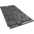 thumbnail image 5 of NewStone Canyon Ridge Faux Stone Panel, 45 3/4"W x 24 1/2"H x 1 1/4"D, Slate Gray Color, 5 of 9