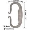 thumbnail image 3 of DAYI Flint and Steel Single High Carbon Steel Fire Striker English Flint Stone Emergency Jute Tinder Bushcraft, 3 of 5