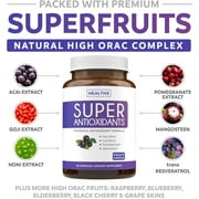 Healths Harmony Super Antioxidants Supplement Fruit Complex for Adults, 120 Capsules