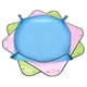 thumbnail image 1 of Alfombrilla de Plantación Yuxing PVC Reutilizable Impermeable 50 x 50 cm Azul, 1 of 4