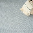 thumbnail image 3 of Nourison Textured Home 7'10" x 9'10" Ivory Blue Farmhouse Indoor Area Rug, 3 of 10