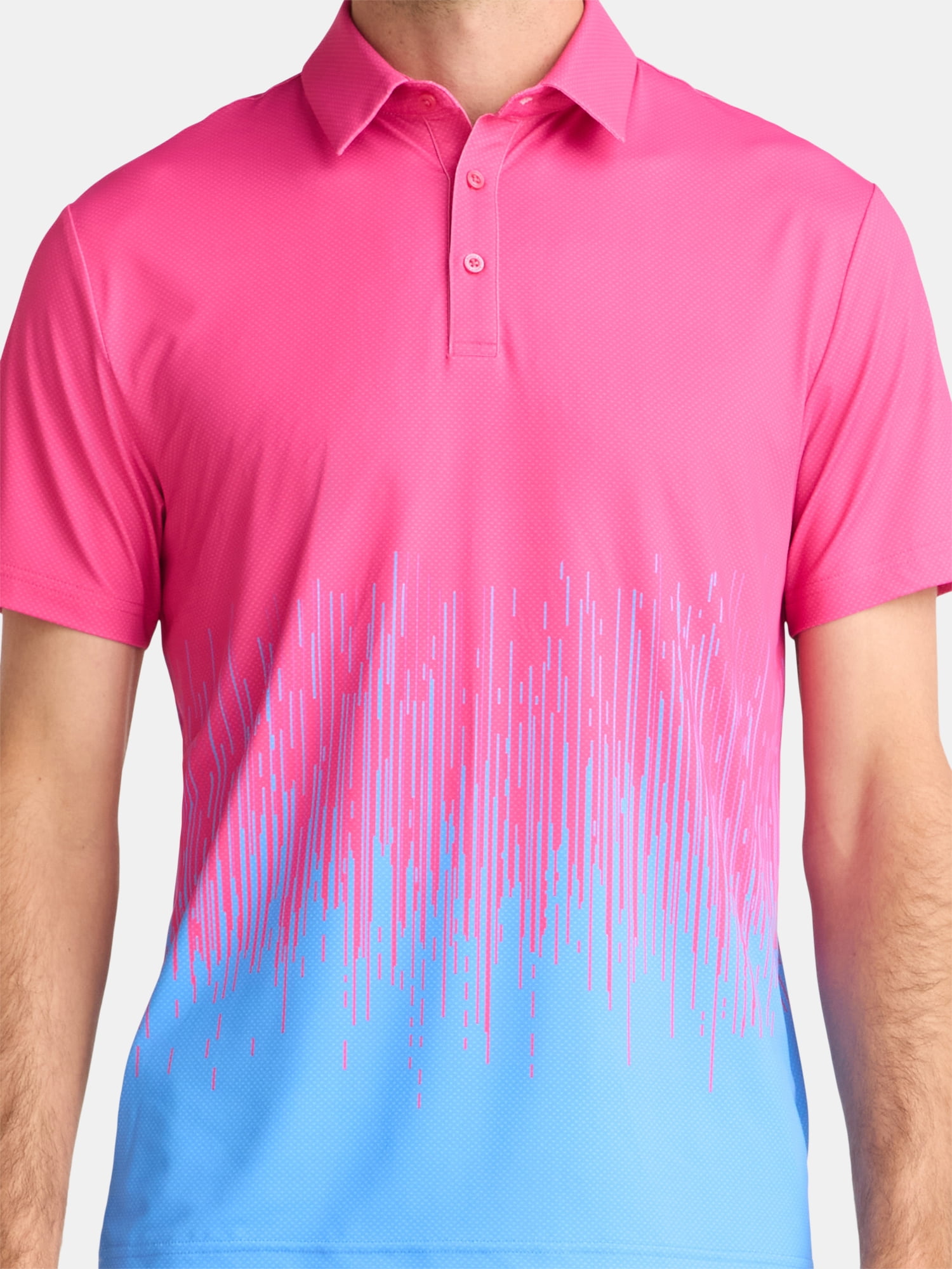 Birdie Bound Men's and Big Men's Novelty Print Golf Polo Shirt, Sizes S-5XL