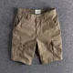 thumbnail image 5 of Pantalones cortos cargo para hombre con bolsillos, pantalones cortos negros de trabajo para hombre, hermosos pantalones elásticos de nailon, ropa elegante para hombre, nuevos en algodón Y2k, anchos, 5 of 5
