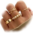 thumbnail image 1 of HAHDAXIA Stocking Stuffers for Teens Gold Stackable Rings Set for Women Vintage Knuckle Rings for Teen Girls Midi Rings Pack Statement Bohemian Stacking Rings for Women Multiple Rings Pack, 1 of 5
