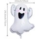 thumbnail image 2 of Ghost Balloons White Ghost Shape Aluminum Foil Balloon for Halloween Theme Party 6Pack, 2 of 4