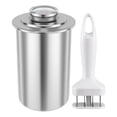 thumbnail image 1 of BINGLI Ham Maker Meat Press Cooker, Stainless Steel Deli Meat Press Mold with Thermometer, Large Capacity Homemade Lunch Meat Press Tool with Meat Tenderizer for Pork Beef Fish Seafood, 1 of 8